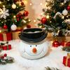 Small Item Storage Holder Cute Santa Claus Resin Flowerpot, Decorative Christmas Desktop Creative Craft Planter, Hand Painted Container for