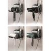Self-adhesive Hair Dryer Holder Portable Hair Straightener Stand Bathroom Storage Rack  Bathroom
