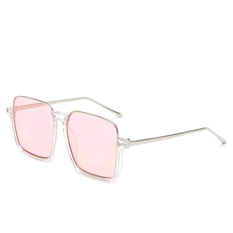 Модные солнцезащитные очки в полурамке, квадратные, для уличной фотографии, для путешествий, винтажные солнцезащитные очки 2025 года, новые персонализированные солнцезащитные очки Uv400