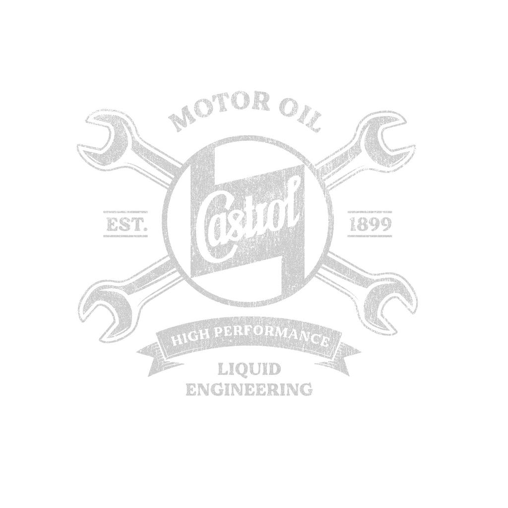Castrol Unisex Adult Est 1899 T-Shirt