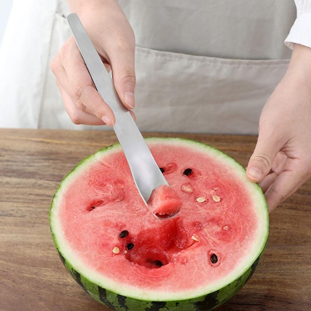 Long Handle Ice Cream Spoon Stainless Steel Dumpling Filling Scoop Dessert Spoon For Household Use