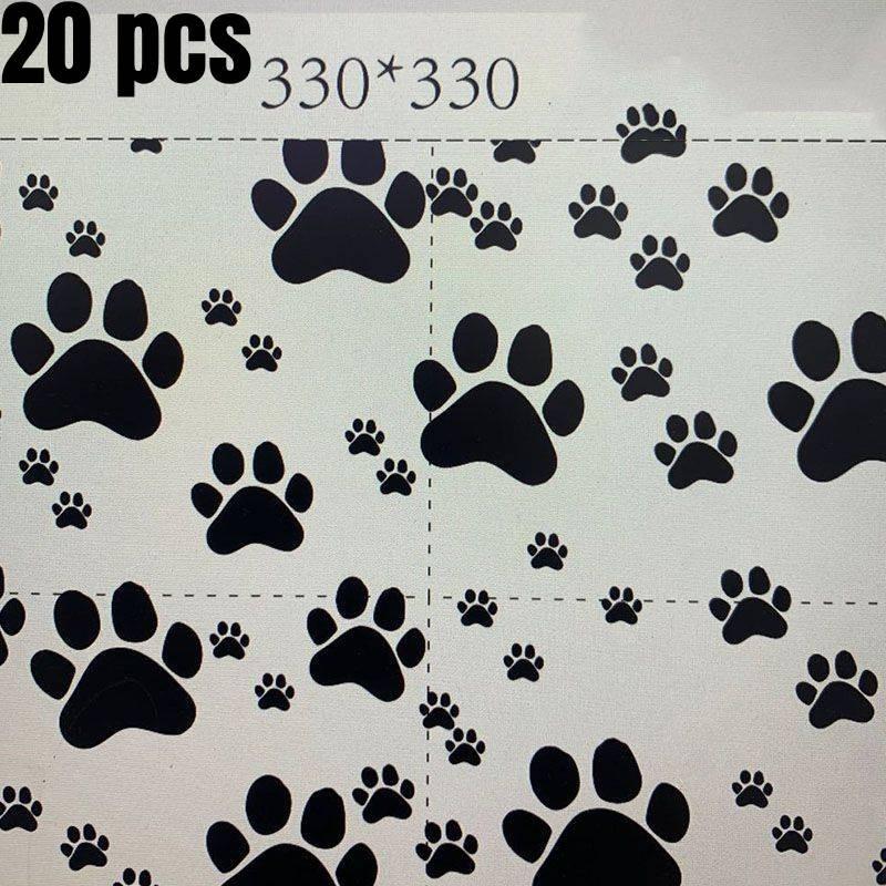 Лапки Щенок Собака Праздничные принадлежности Посуда Тарелки Стаканы Скатерть Баннер на день рождения