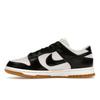 Nike Dunk Low LX Черные женские кроссовки под крокодила Белый Phantom Sail FJ2260-003