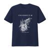 INSOMNIUM Neverlast T Shirt Gothic Crow Crown Design for  vintage Washed fashion Comfortable Soft Versatile Stretched graphic