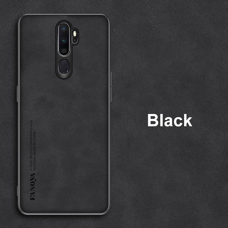 Роскошный чехол из искусственной кожи для OPPO A5 A9 2020, деловой матовый силиконовый защитный чехол для телефона OPPO A5 2020 A11 A11X Coque
