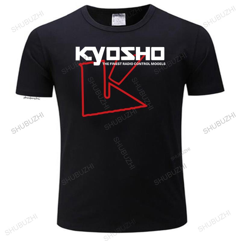 Новая футболка Kyosho Japan RC Racing с графическим принтом Черный цвет Размер от S до 5XL хлопковая футболка мужская летняя мода футболка европейский размер