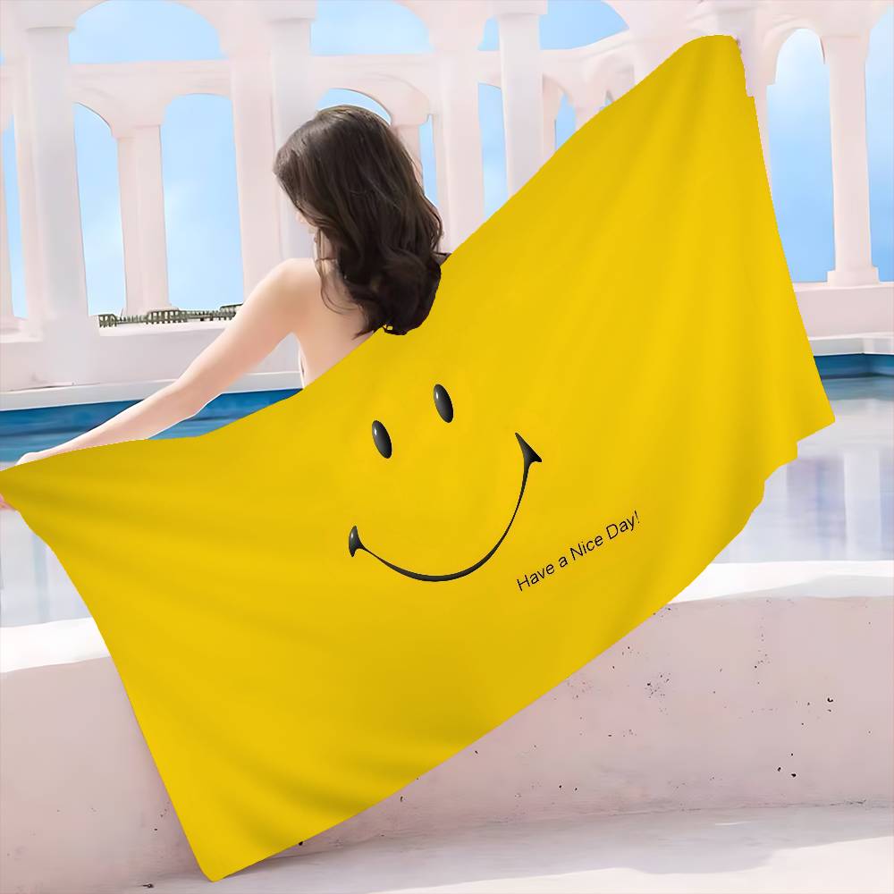 S-Smile Аниме Пляжное Полотенце для Купания Мягкое Впитывающее Мочалка Детские Подарки для Детей Путешествия Кемпинг Спортзал