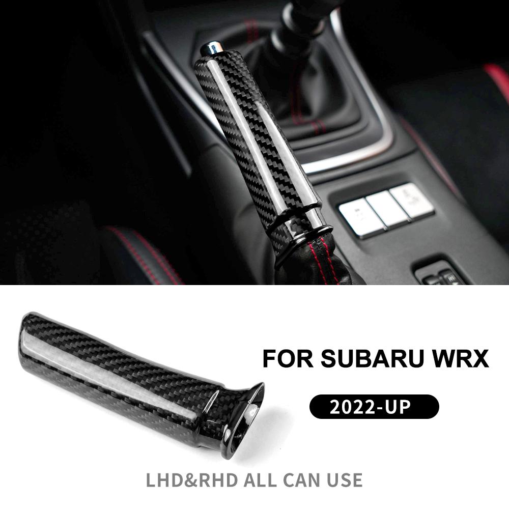 Real Hard Dry Carbon Fiber Handbrake Grip Replace Handle For Subaru ZD8 BRZ WRX VB Toyota ZN8 GR86 2021 2022 2023 2024 2025 2026