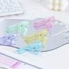 Simplicity Paper Clip Transparent Visiable Acrylic Clip Scrapbook Sticker Storage Clip Student Supplies Lovely Stationery