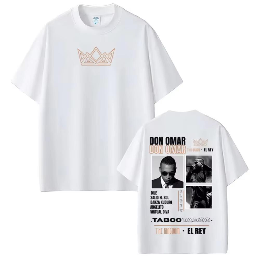 Футболки с принтом альбома рэпера Don Omar, унисекс, женская модная футболка, короткий рукав, повседневная, хлопок, хип-хоп футболки, стритвир