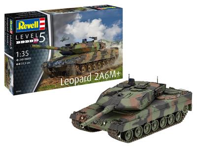 Revell 1/35 Немецкий танк Leopard II A6M+ пластиковая модель 03342