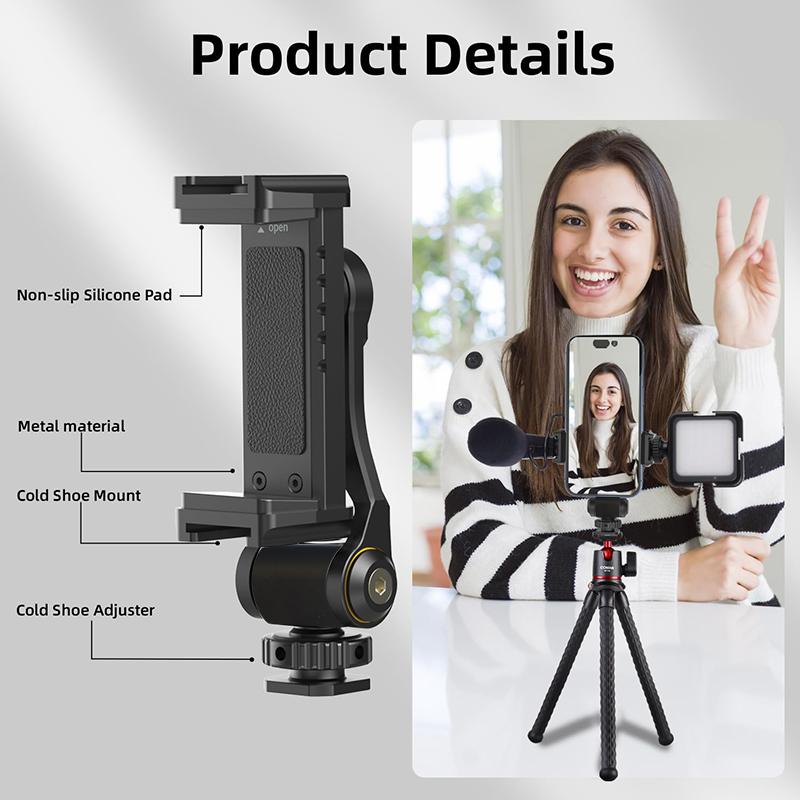 Держатель-адаптер для мобильного телефона, кронштейн для камеры DSLR, светильник для цифровой камеры, штатив, устройства