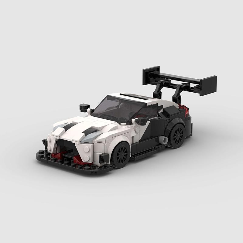 MOC Технический Гоночный Спортивный Автомобиль Скоростной Гонщик 370Z Time Attack TT Строительные Блоки Кирпичики Наборы Суперкар Игрушки Мальчики