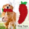 Мягкие плюшевые игрушки для жевания собак, кукуруза, морковь, перец, мягкая игрушка, интерактивная устойчивая к укусам игрушка-компаньон