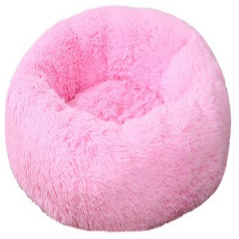 Роскошная пушистая очень большая кровать для собак, моющийся круглый диван для домашних животных, кошки, кровати, коврик, подушка для собак, подушка, кровать для домашних животных