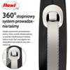 FLEXI New Comfort automatic dog leash L 8 m, black