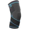 Outdoor Dual Sports Kneepad Breathable Knitted Kneepad Dual Pressure Bands Knee BraceBlue XL