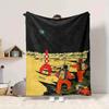 1Pc Space Exploration Adventure Blanket Soft And Comfortable Casual Warm Camping Travel Christmas Halloween Xmas Gift M92432