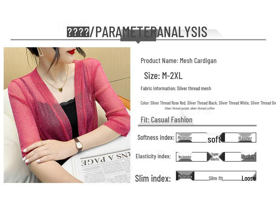 Легкая летняя шаль: Стильный короткий кардиган из сетчатой пряжи, идеально подходит для платьев