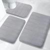 3Pcs/Set Dry Fast Bath Mats Sets Water Absorption Soft Rugs New Bathroom Floor Mat For Home Floor