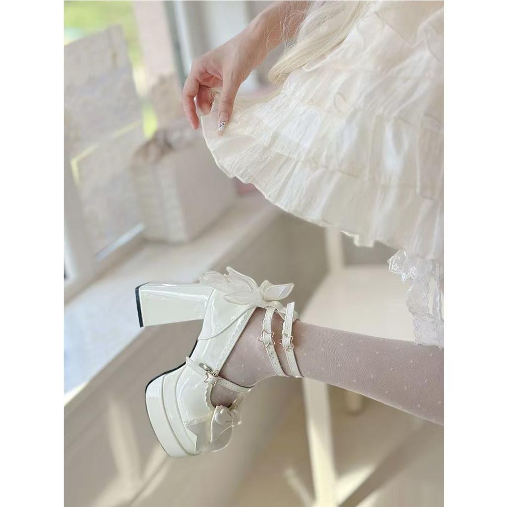 Платформа ночного клуба Женские туфли-лодочки Лолита Модные туфли на высоком каблуке с мелким вырезом Весна Осень Женские уличные туфли для стриптиза