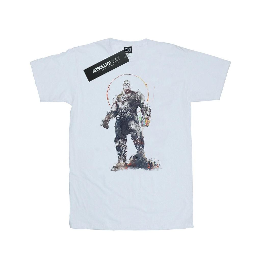 Marvel Мужская футболка с рисунком Таноса из фильма «Мстители: Война бесконечности»