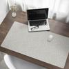 Vinyl Desk Mat with a Subtle Leaf Print Pattern 120x60 cm