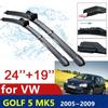 For Volkswagen VW Golf 5 MK5 Golf V Rabbit 1K GTI 2004~2009 Car Wiper Blade Front Windscreen Windshield Wipers Car Accessories