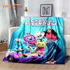 Cute Gabbys Dollhouse Cartoon Blanket,Soft Throw Blanket for Home Bedroom Bed Sofa Picnic Travel Office Rest Cover Blanket Gift