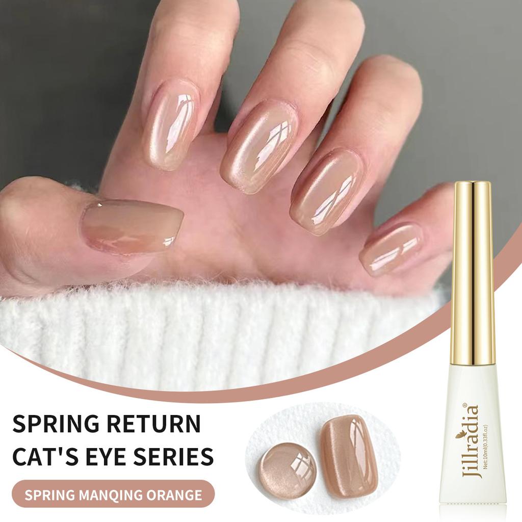 Весенний возврат Flash Cat Eye Glue Flash Reflective Популярный цветной отбеливающий небольшой набор для маникюрного салона
