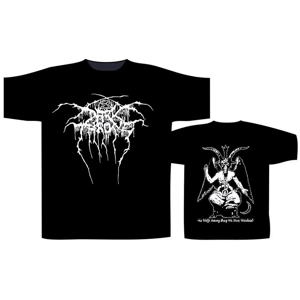 Футболка Darkthrone Бафомет Блэк-метал группа S-5XL 2 стороны Унисекс Футболка