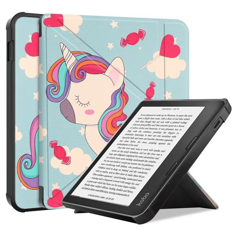 Чехол для Funda Kobo Sage Cover 8 дюймов Магнитная складная подставка PU кожаный чехол для Hoesje Kobo Sage Case Cover 2021 Wake/Sleep