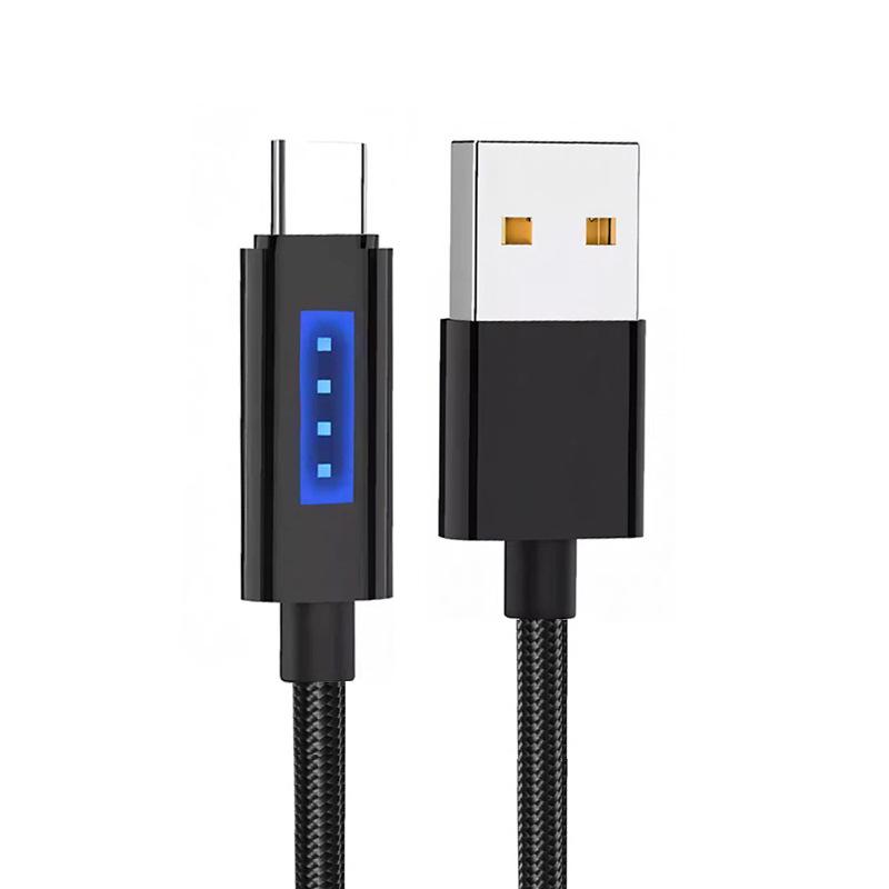 Зарядный кабель Type-C 120 Вт с автоотключением для Apple, Huawei, Vivo, Oppo, Xiaomi