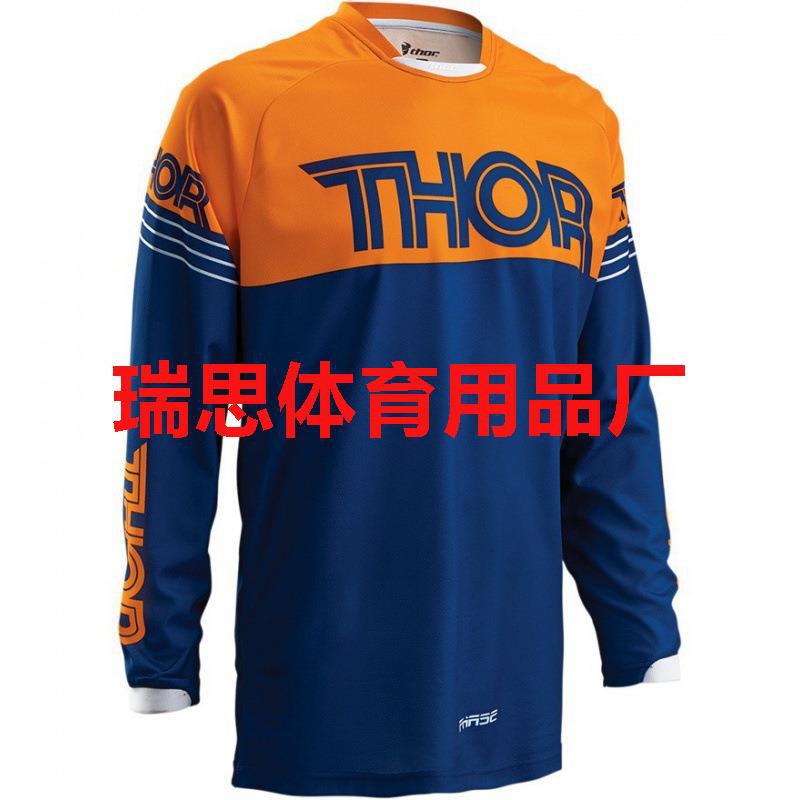 2023 hot-selling bicycle mountain bike riding suit off-road racing suit THOR downhill suit outdoor sports quick-drying through