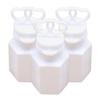  Empty Value Pack Double Heart Wedding Party Favor Soap Bubbles Bottle 