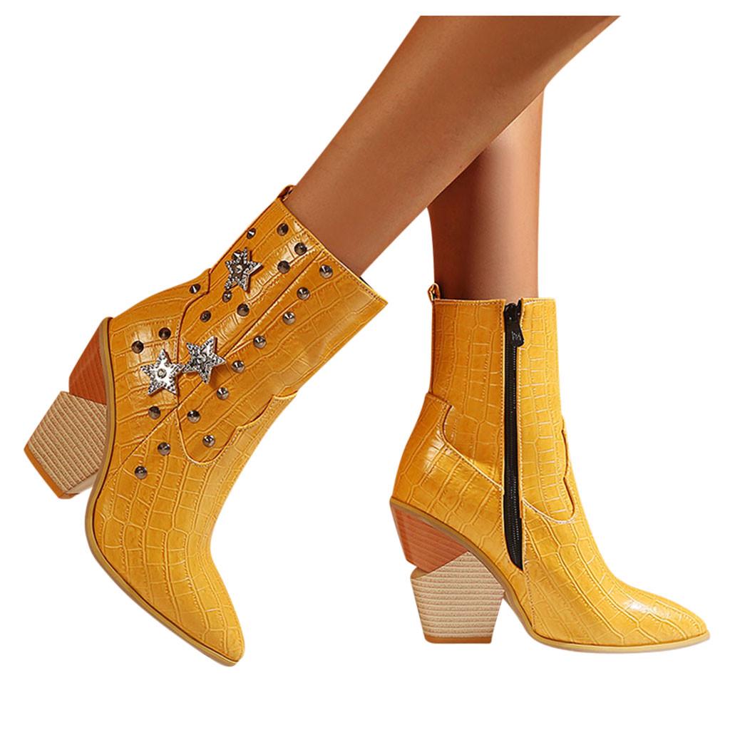 Женские модные ботинки больших размеров с шипами, ботильоны на очень высоком каблуке со змеиным острым носком