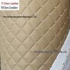 Diamond Lattice Sponge-Backed PVC Leather Fabric for Car Interiors