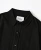 OUTSTANDING Ls Stripe Collar Knit Cardigan_Black