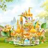 603pcs Girl Series Fairy Tale Princess House Garden Castle Girl Assembly Building Blocks Toy Gift No Box
