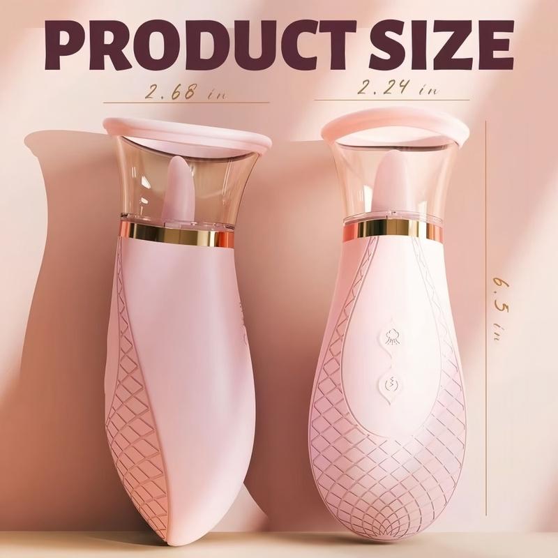 Clitoral Sucking Vibrator with 9 Lick and 3 Suction Mode Quick Orgasm Clit Tongue Stimulator Nipples MassagerSex Toys for Women