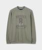 BROOKS BROTHERS [Heritage] Garment-Dyed Sweatshirt (Khaki) (Bbnpmb151A2Fs)