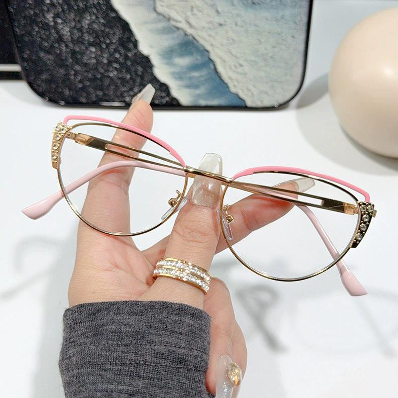 Очки Женские светочувствительные цветные солнцезащитные очки для близорукости можно сочетать с плоскими очками Degree Оправы против синего света Женские солнцезащитные очки