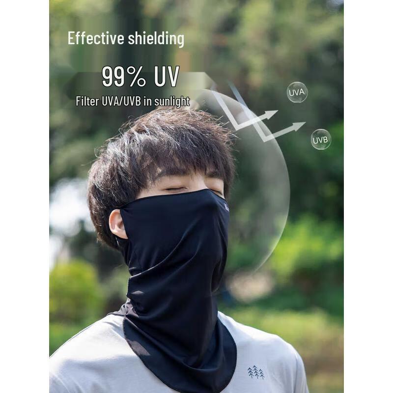 Защитная от солнца маска для лица HANDUNYOU из ледяного шелка