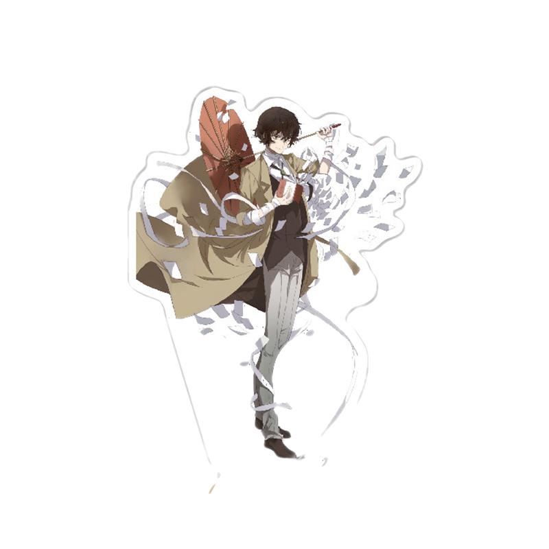 Аниме Bungou Stray Dogs, акриловая подставка, модель, брелок для ключей, Дазай Осаму Накахара Чуя, персонажи, стоящая вывеска, доска на столе