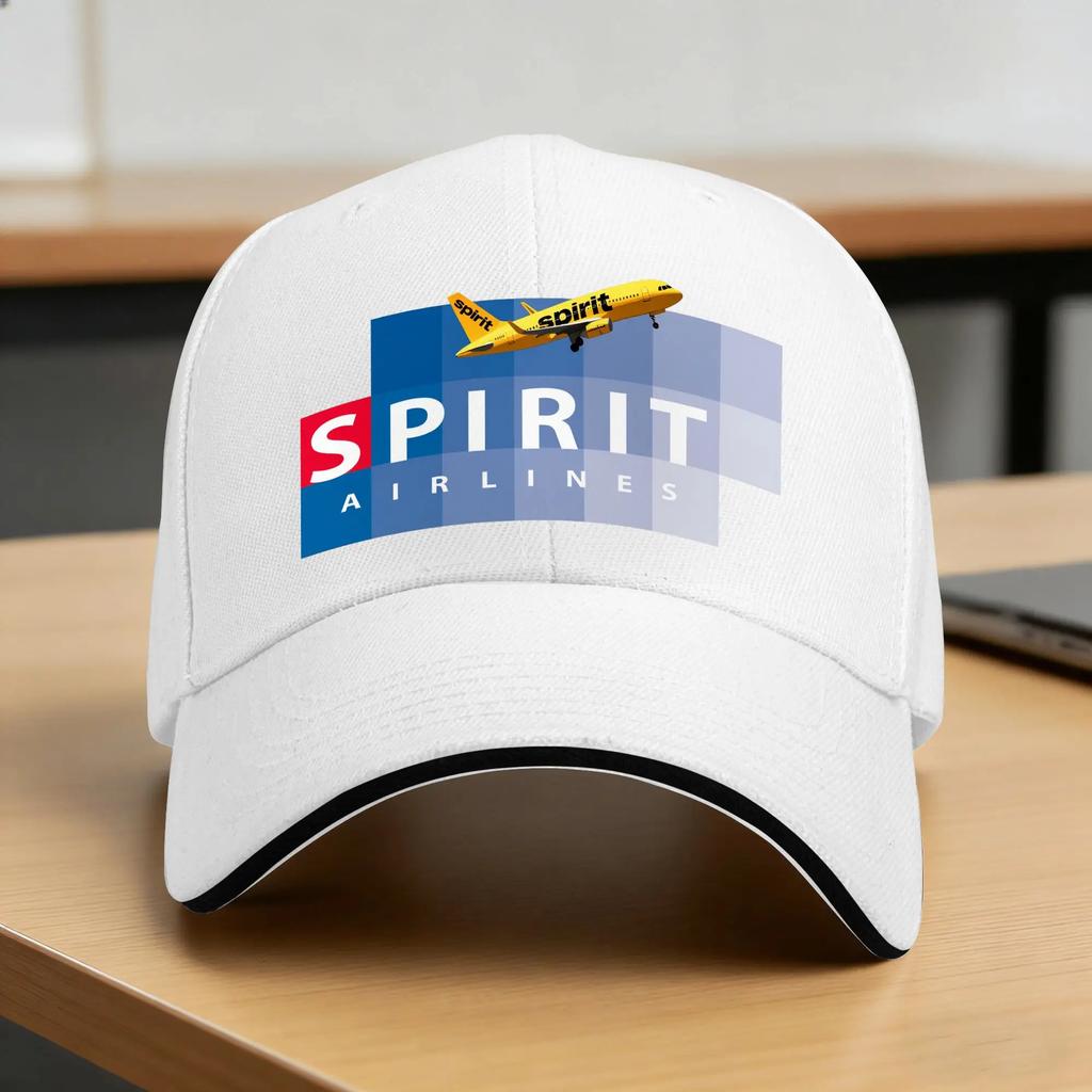 SPIRIT AIRLINES Baseball Cap Casual Trucker Hat Summer Couple Women Outdoor Gym Snapback Cap