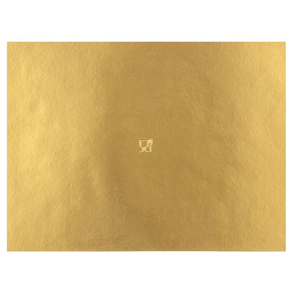 Cake Base, Golden Rectangular Cake 40X30 Cm