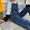 Unisex Retro Denim Overalls - Spring/Summer 2025 High-End Oversized Trendy Workwear Jumpsuit