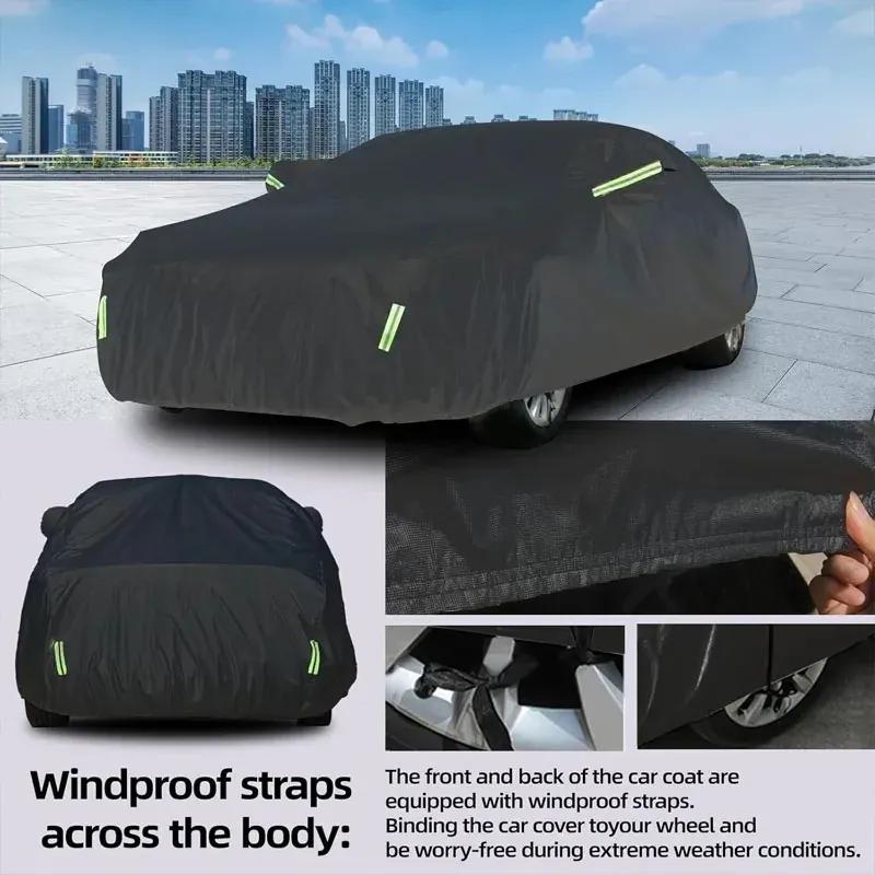 Outdoor Protection Full Car Cover Snow Cover Sunshade Waterproof Dustproof Exterior Car Accessories For Mazda CX-3 CX3 2014-