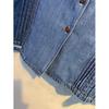 C S In The Room Pizo pIn tuCk Slit Denim Shirt One Color C