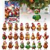 Home Decor 2024 Holiday Advent Calendar Advent Calendar Collectible 2D Funny Animal Set Commemorative Collectible Home Decor